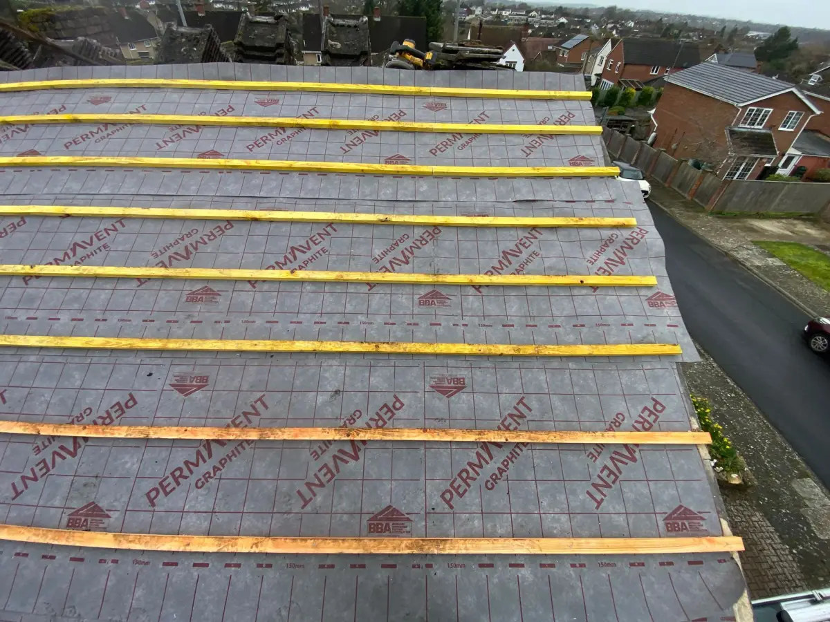 New Roofs work in progress